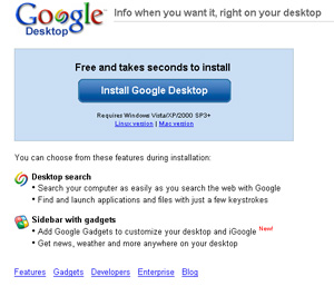 Mengelola Index Google Desktop